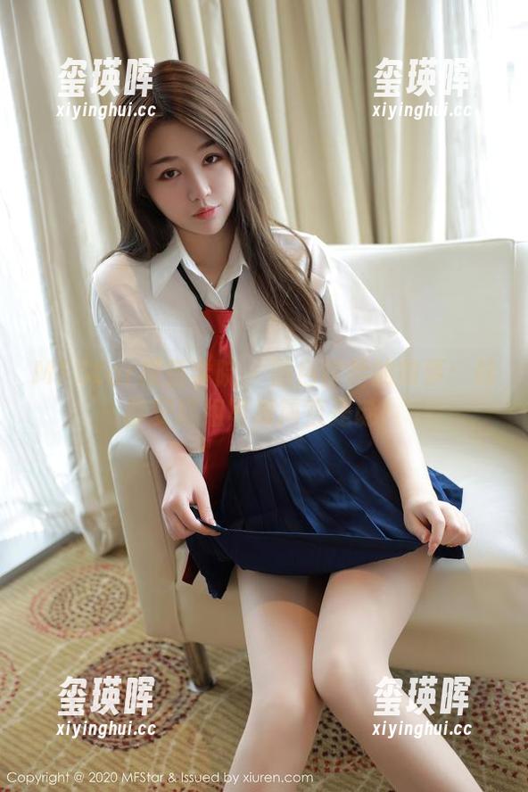 MFStar模范学院 - 黑色背后的故事：韩静安这组写真简直是谜！
