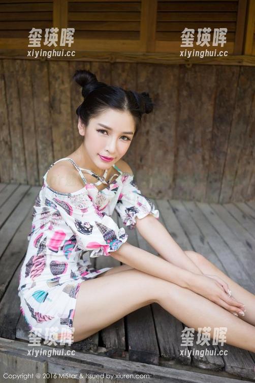MiStar魅妍社 - 原图里的网袜魅力：刘奕宁Lynn，谁能抵挡得了这份诱惑？