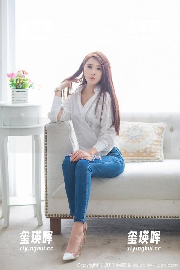 爱蜜社 - 来自海边的召唤，沈蜜桃miko的高清照片真是“看得见的诱惑”啊！