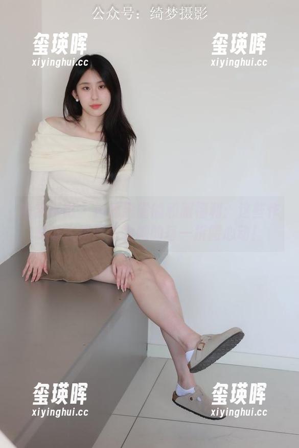 绮梦摄影 - 探秘露露的和服福利：这些作品让人瞬间想为她的每一折腰心动！